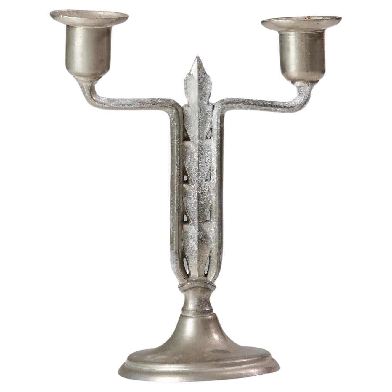 Candlestick by Paavo Tynell for Taito Oy, 1920/1930s For Sale