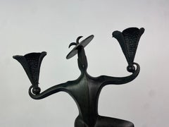 Candlestick dancing clown Dagobert Pechce Wiener Werkstatte