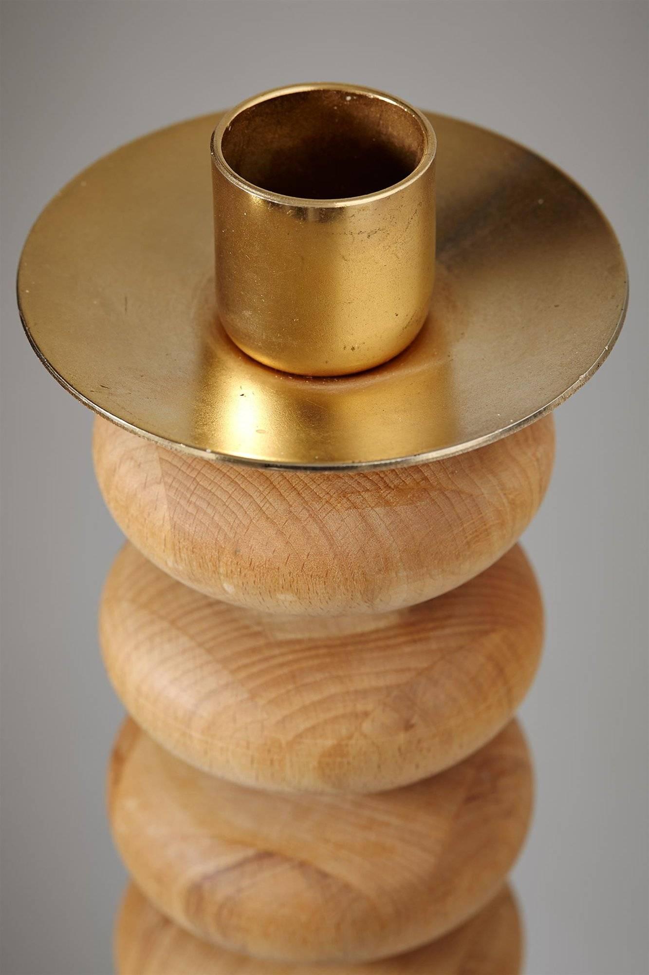 Scandinavian Modern Candlestick, Designed by Erik Höglund for Boda, Sweden, 1960s For Sale