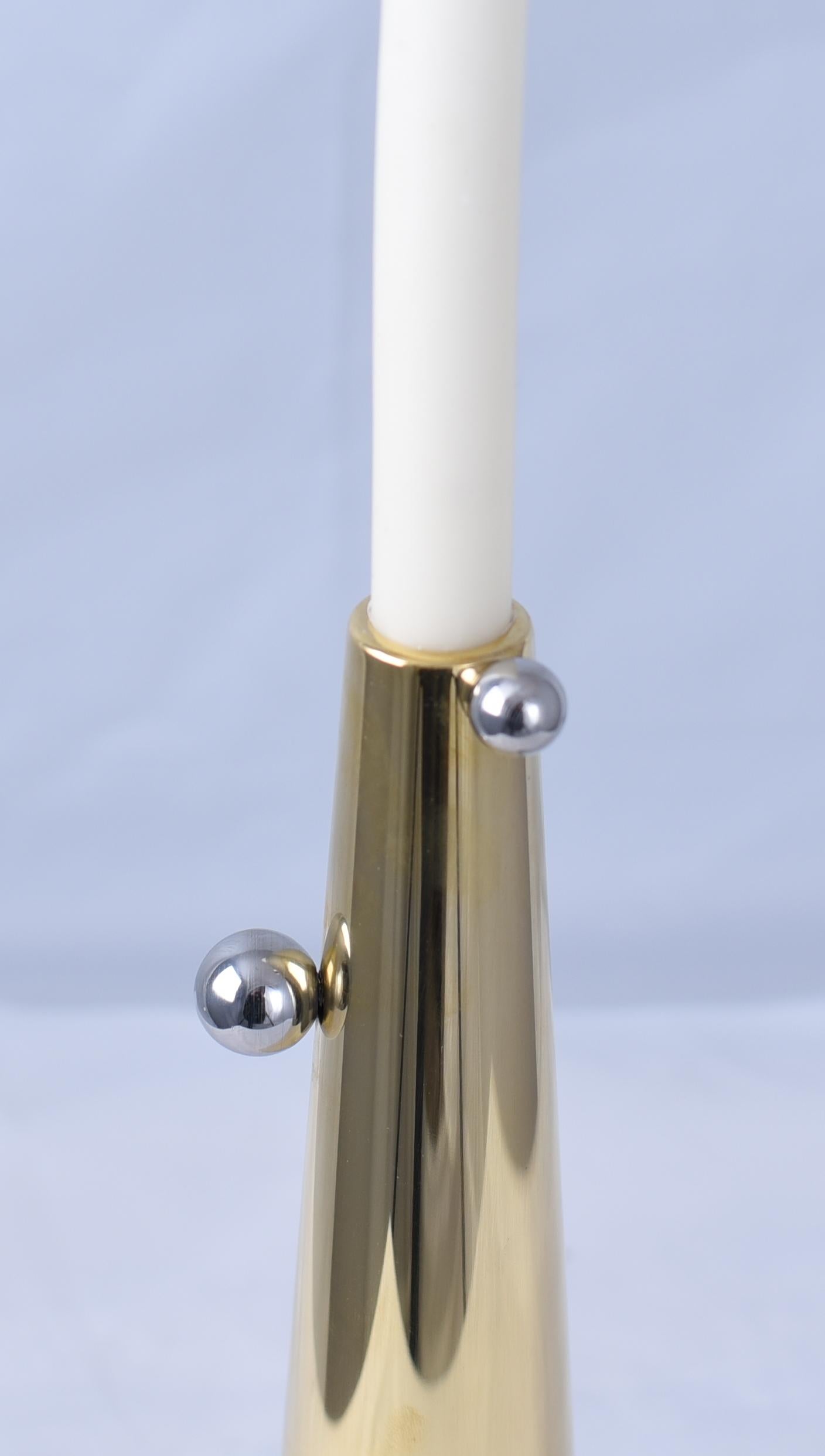 Hand-Crafted Candlestick Ecume by Arriau For Sale