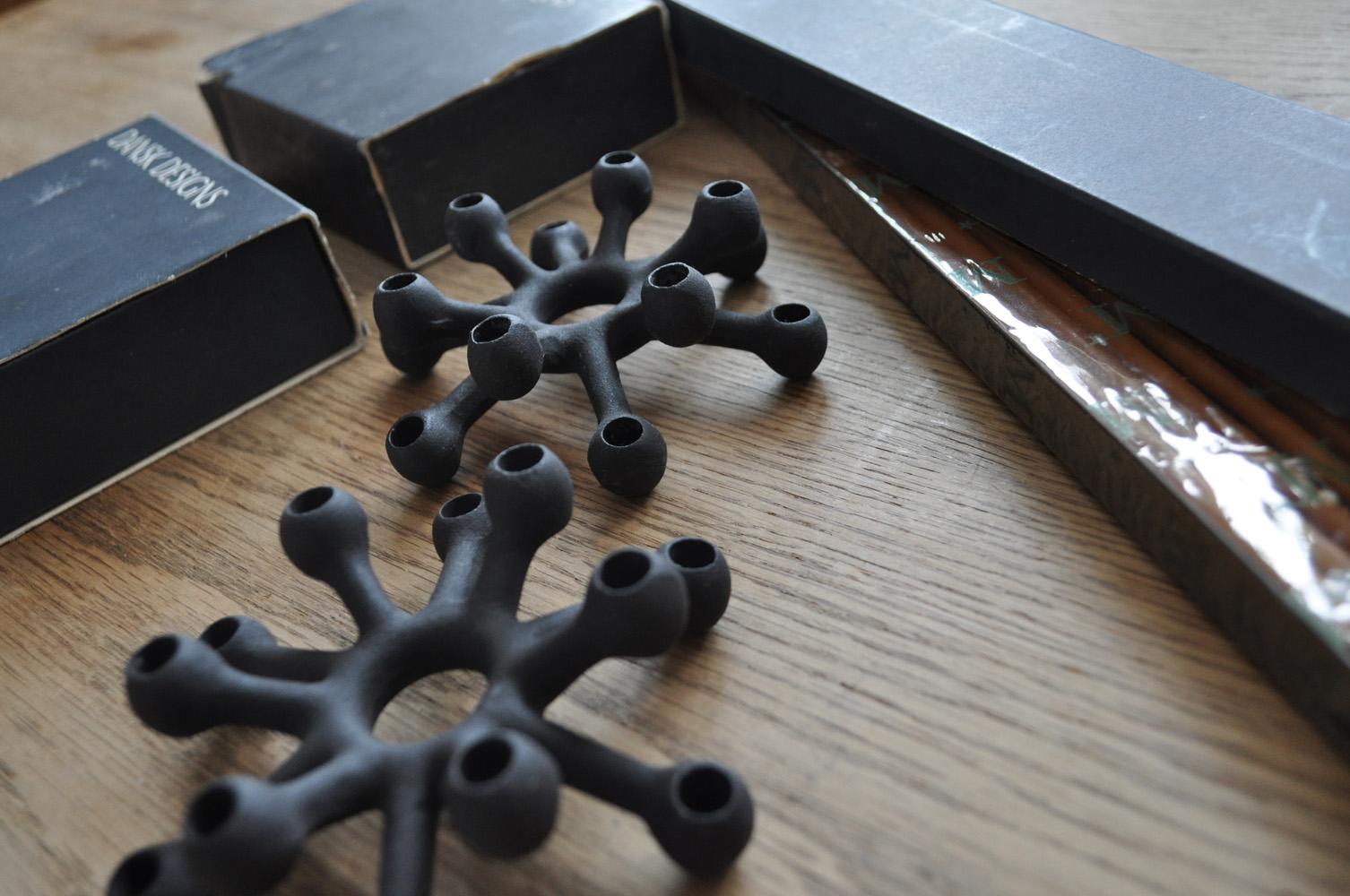 Candlestick Holders by Jens H. Quistgaard for Dansk Designs, 1960s In Good Condition For Sale In Vordingborg, DK