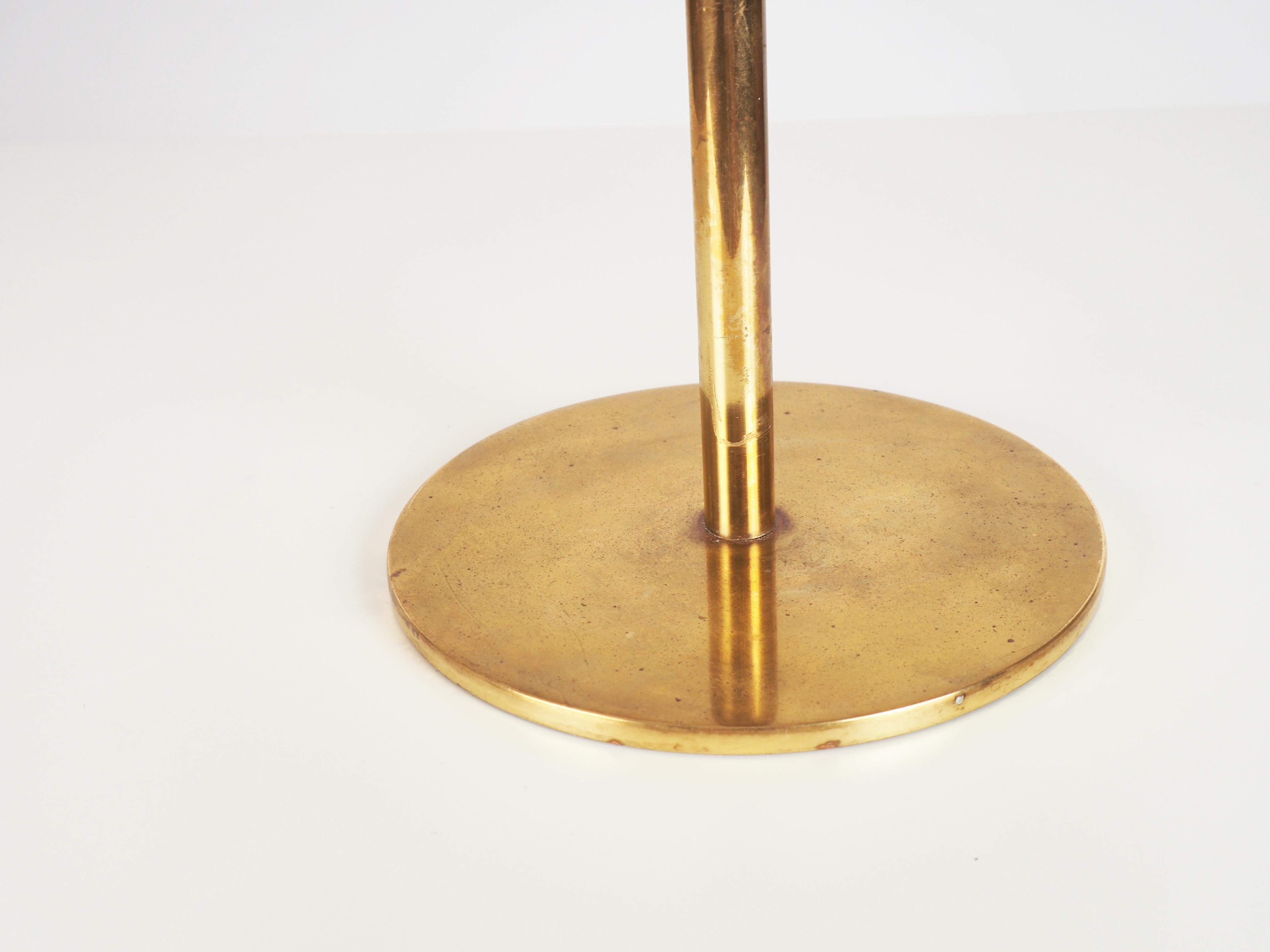 Candlestick in massive brass by Hans-Agne Jakobsson. Produced in his own factory in Markaryd, Sweden.

 