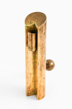 Candlestick in Brass by Pierre Forsell, 1950's