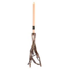 Candlestick in Dark Bronze by Fakasaka Design