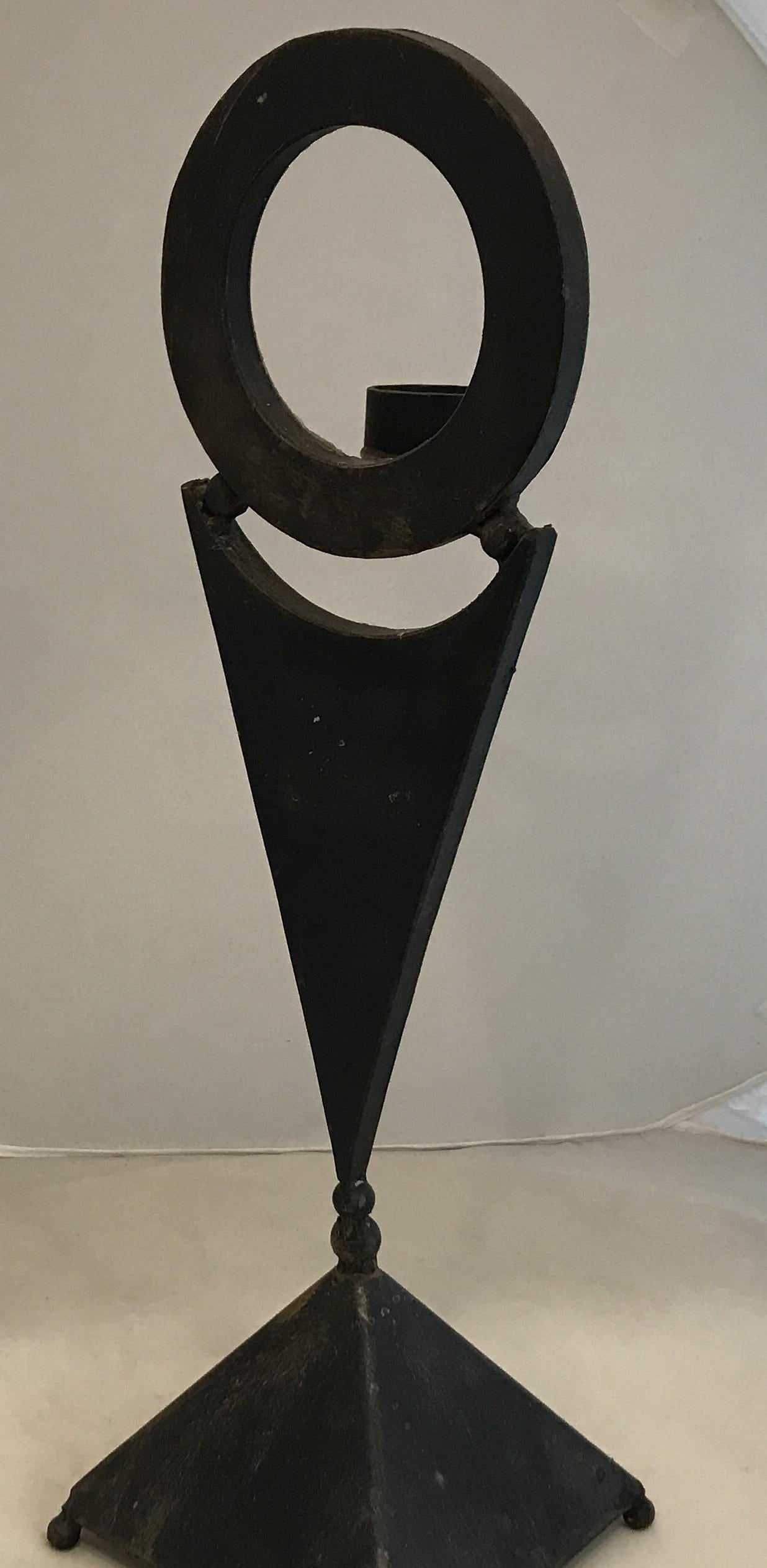 Candlestick in Iron, France, 1930 For Sale 1