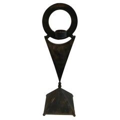 Vintage Candlestick in Iron, France, 1930