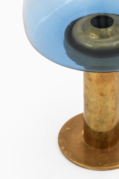 Candeliere in morbida tonalità azzurra di Hans-Agne Jakobsson, anni '50