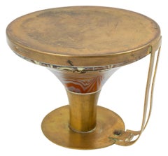 Colorful Candlestick Glass Loetz circa 1900 Austrian Art Noveau