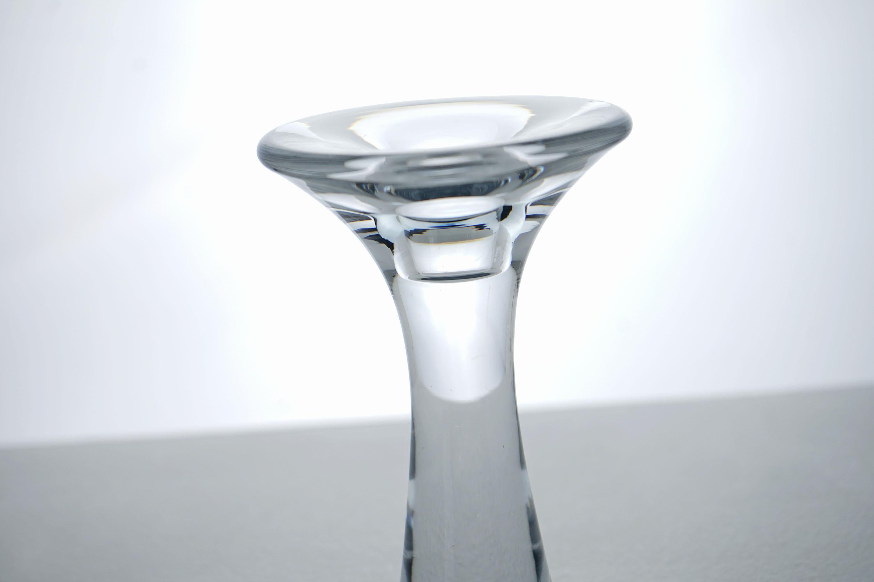 Finnish Candlestick Model 3412 by Tapio Wirkkala for Iittala, 1960s For Sale