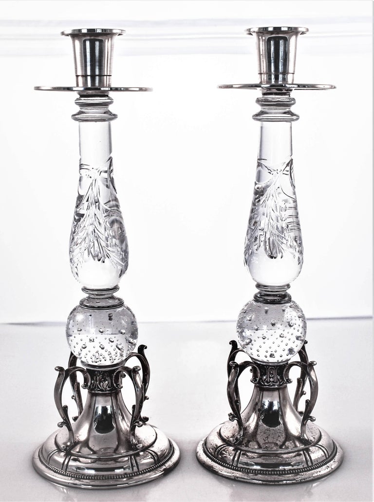 Candlesticks and Matching Vases For Sale at 1stDibs