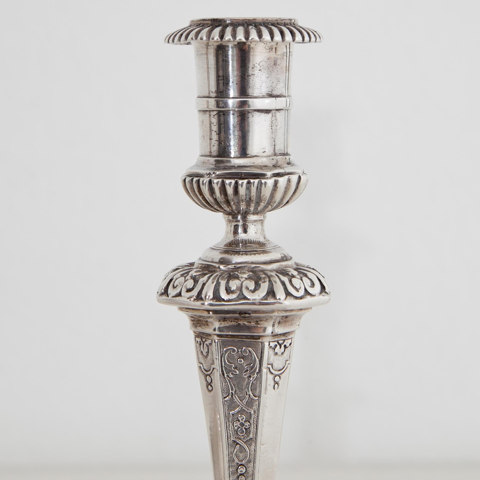 Baroque Candlesticks by Peter Kick, Augsburg, 1708-1710