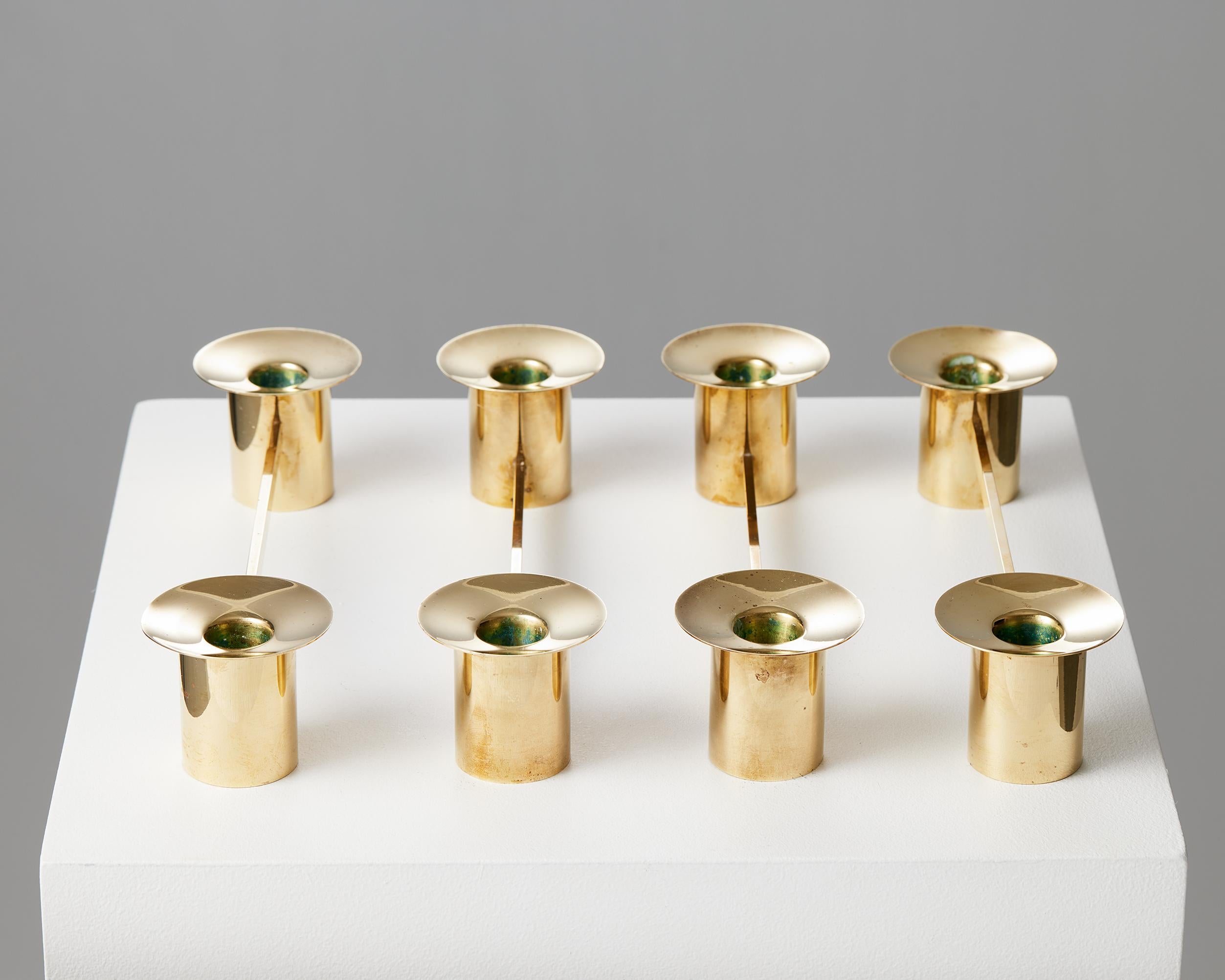 Candlesticks Designed by Sigurd Persson, Sweden, 1960s In Good Condition For Sale In Stockholm, SE