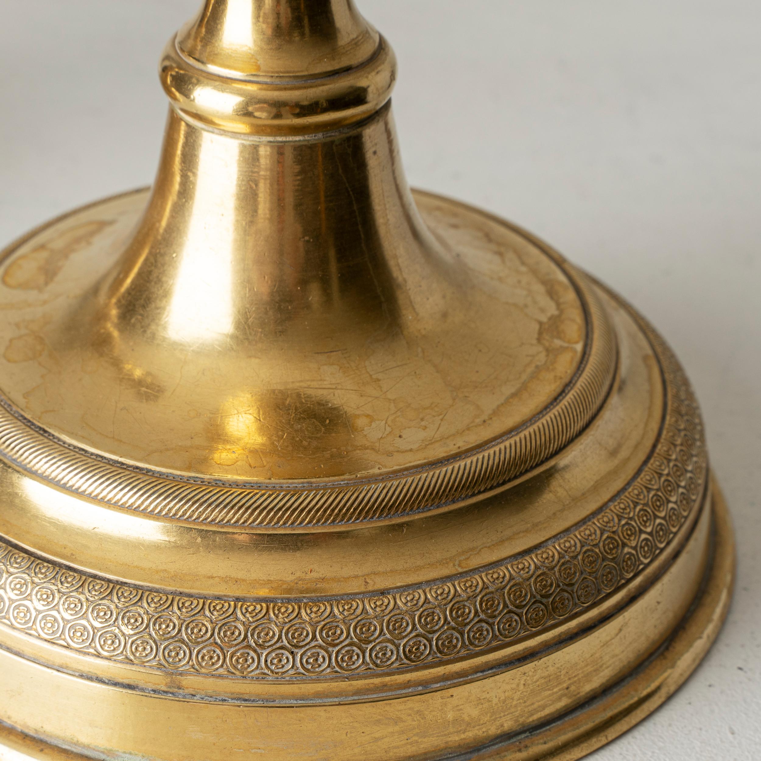 Dorato Candelieri Francia Impero in bronzo dorato in vendita