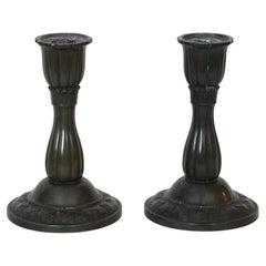 Candlesticks made by Just Andersen, 1920s, Denmark