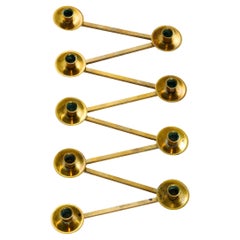 Candlesticks 'Margareta' Designed by Lars Holmström Sweden, 1920s