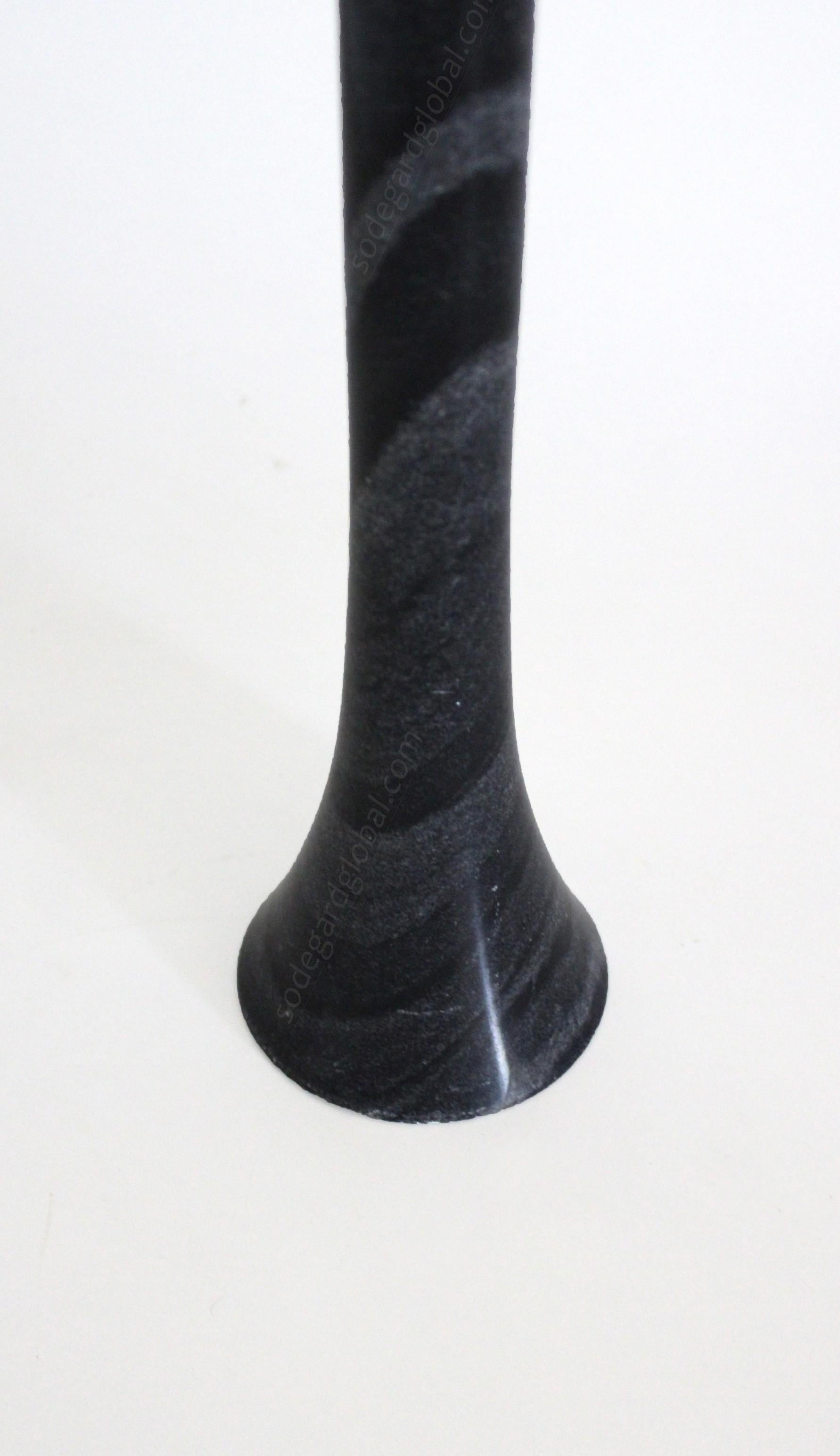 Candlesticks Ove in Marble Handcrafted in India By Paul Mathieu For Sale 4