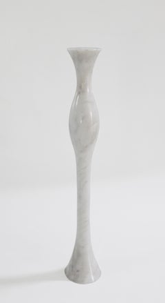 Candlesticks Ove in Marble Handcrafted in India By Paul Mathieu