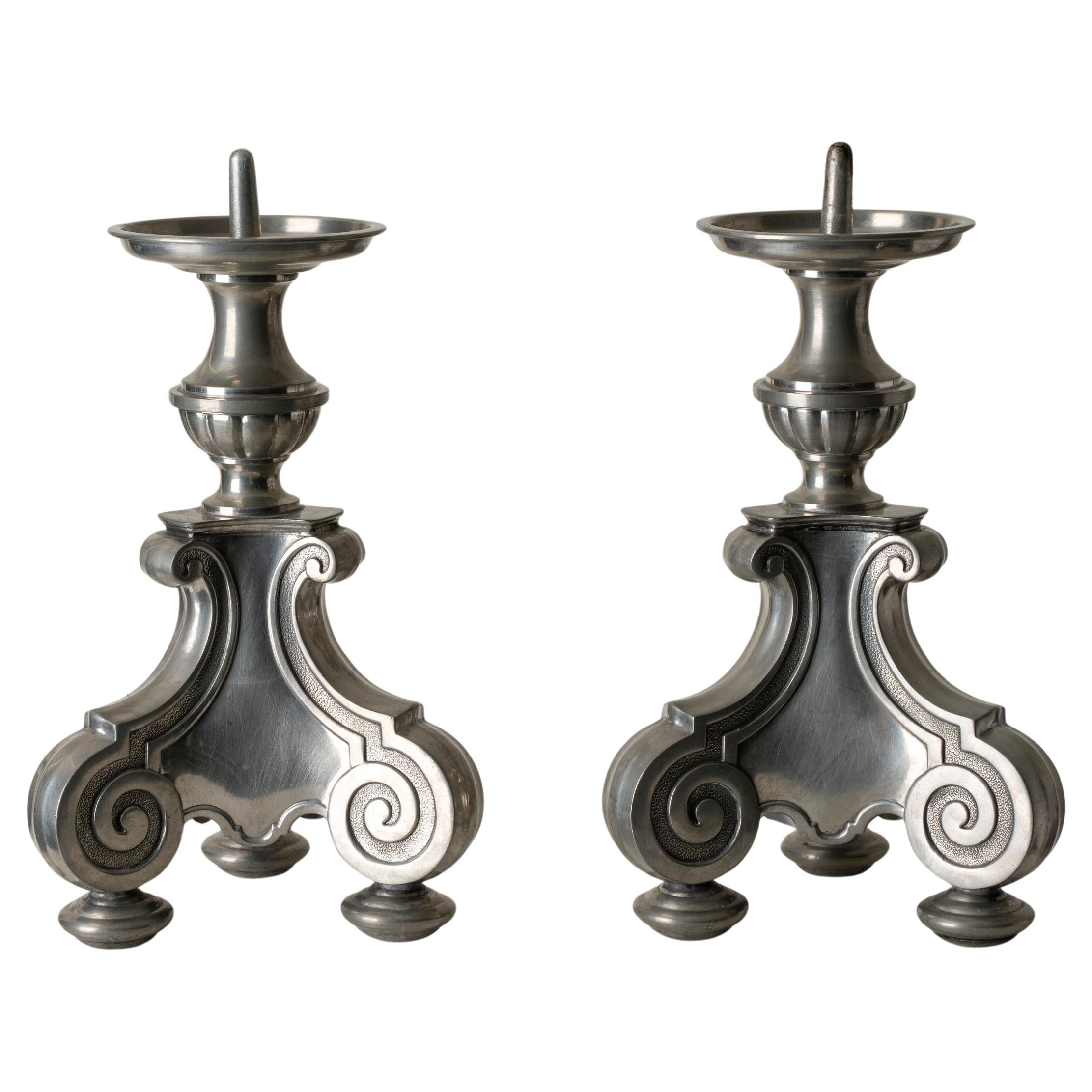 Candlesticks Pair 20th century Sweden