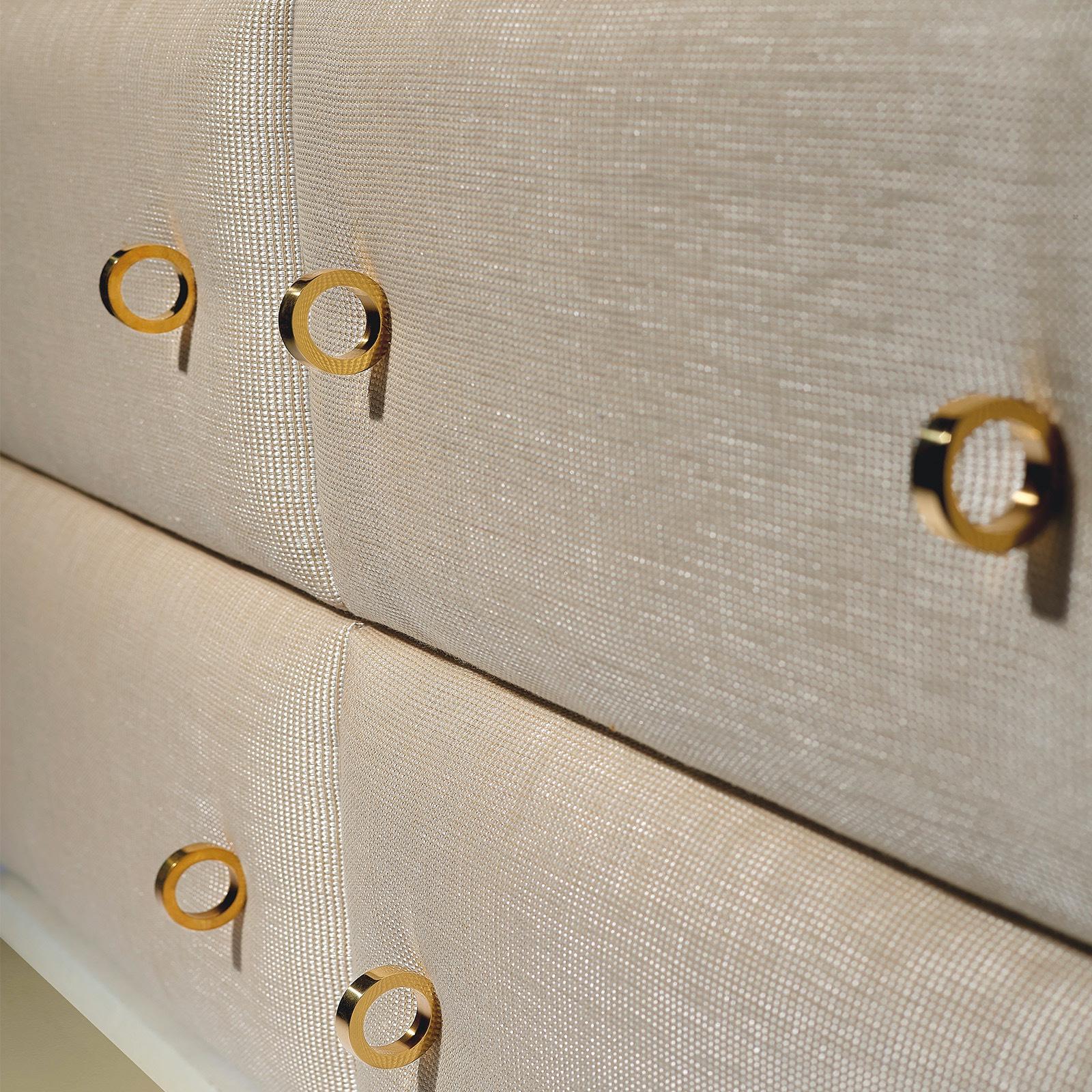 Gold Candy Contemporary and Customizable Chest of Drawers by Luisa Peixoto For Sale