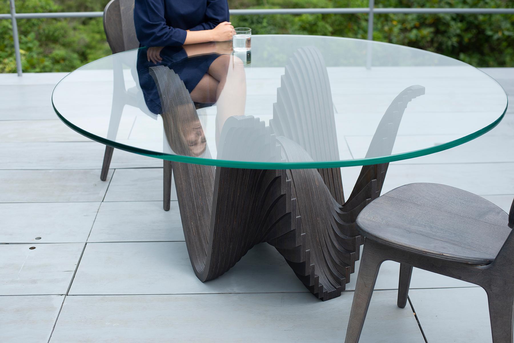 XXIe siècle et contemporain Candy Dining Table Medium by Piegatto, une table contemporaine sculpturale en vente