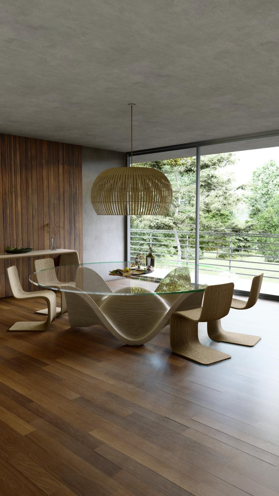 Candy Dining Table XLarge by Piegatto, une table contemporaine sculpturale Neuf - En vente à Guatemala, GU