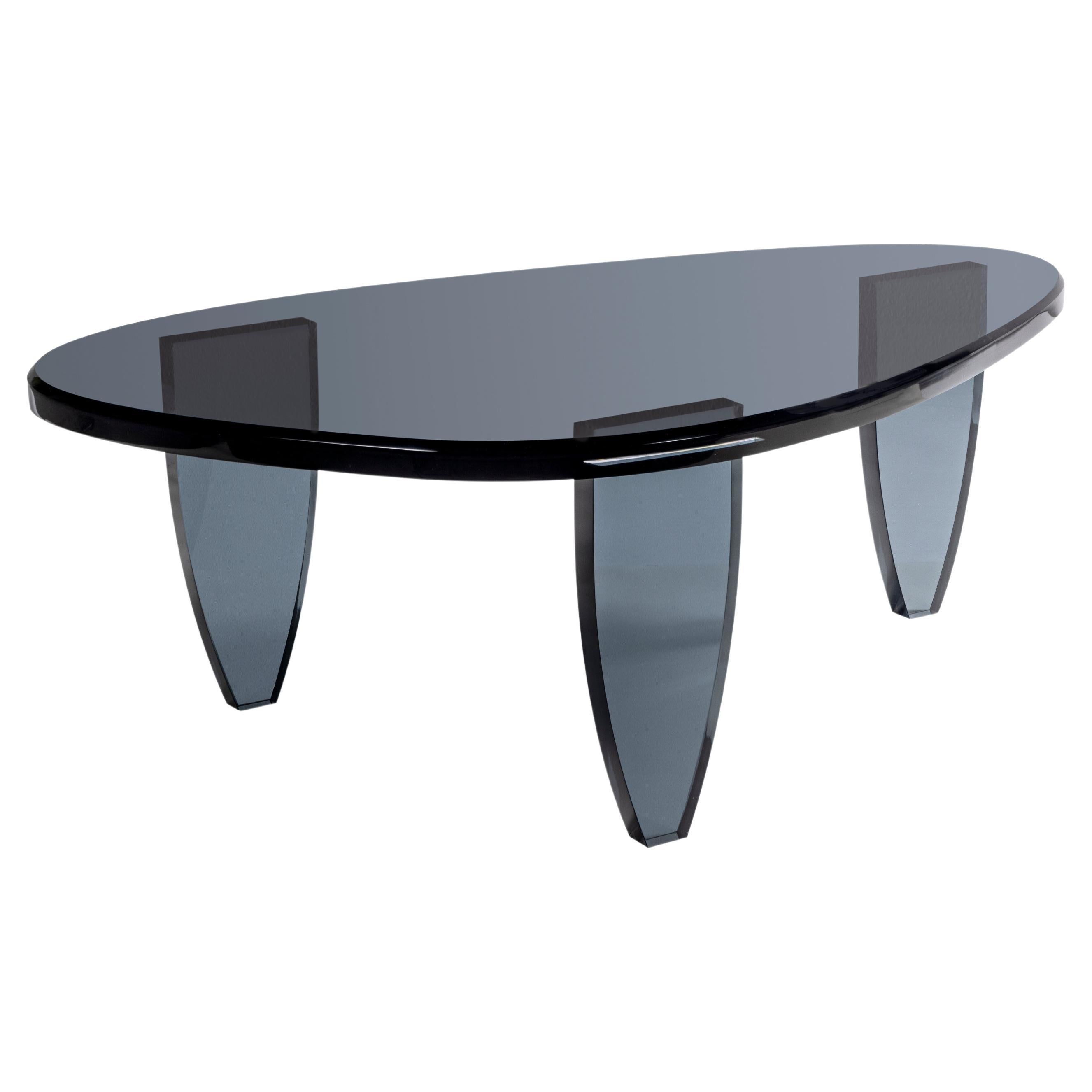 Candy Grey Coffee Table by Charly Bounan For Sale