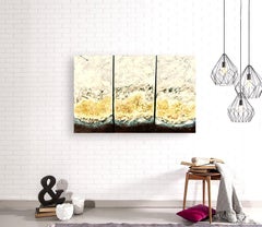 COTSWOLD REFLECTIONS, Abstract, Earth Pigments, Enviromental art, large art