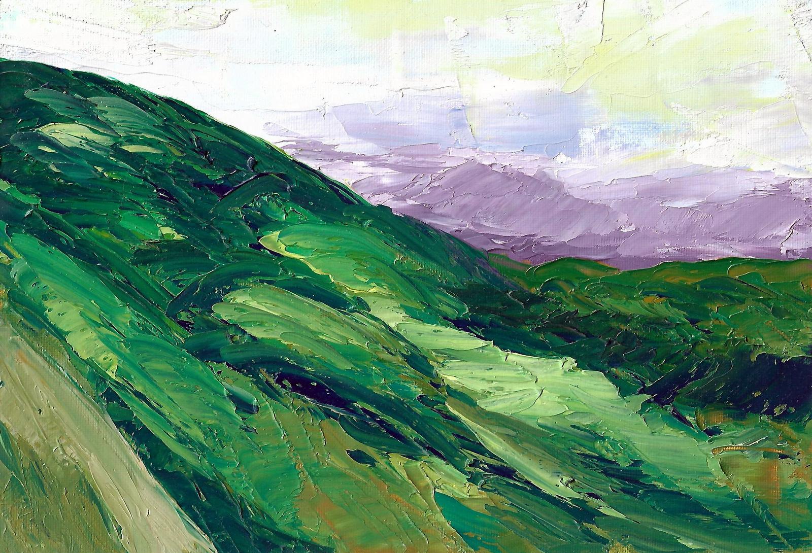 Candy James Landscape Painting - Escarpment