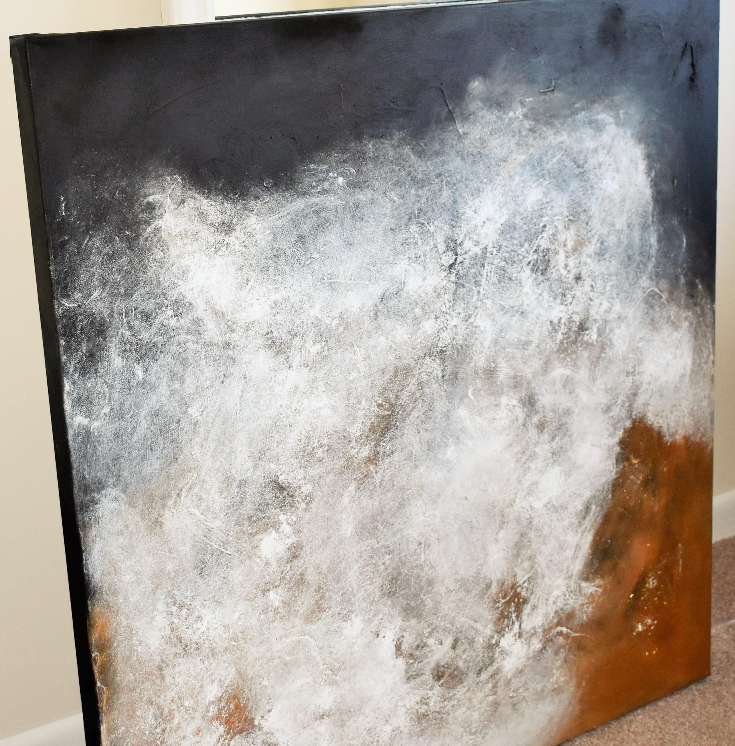 Evanescent Terrain by Candy James, Cotswold painting, Abstract painting  For Sale 2