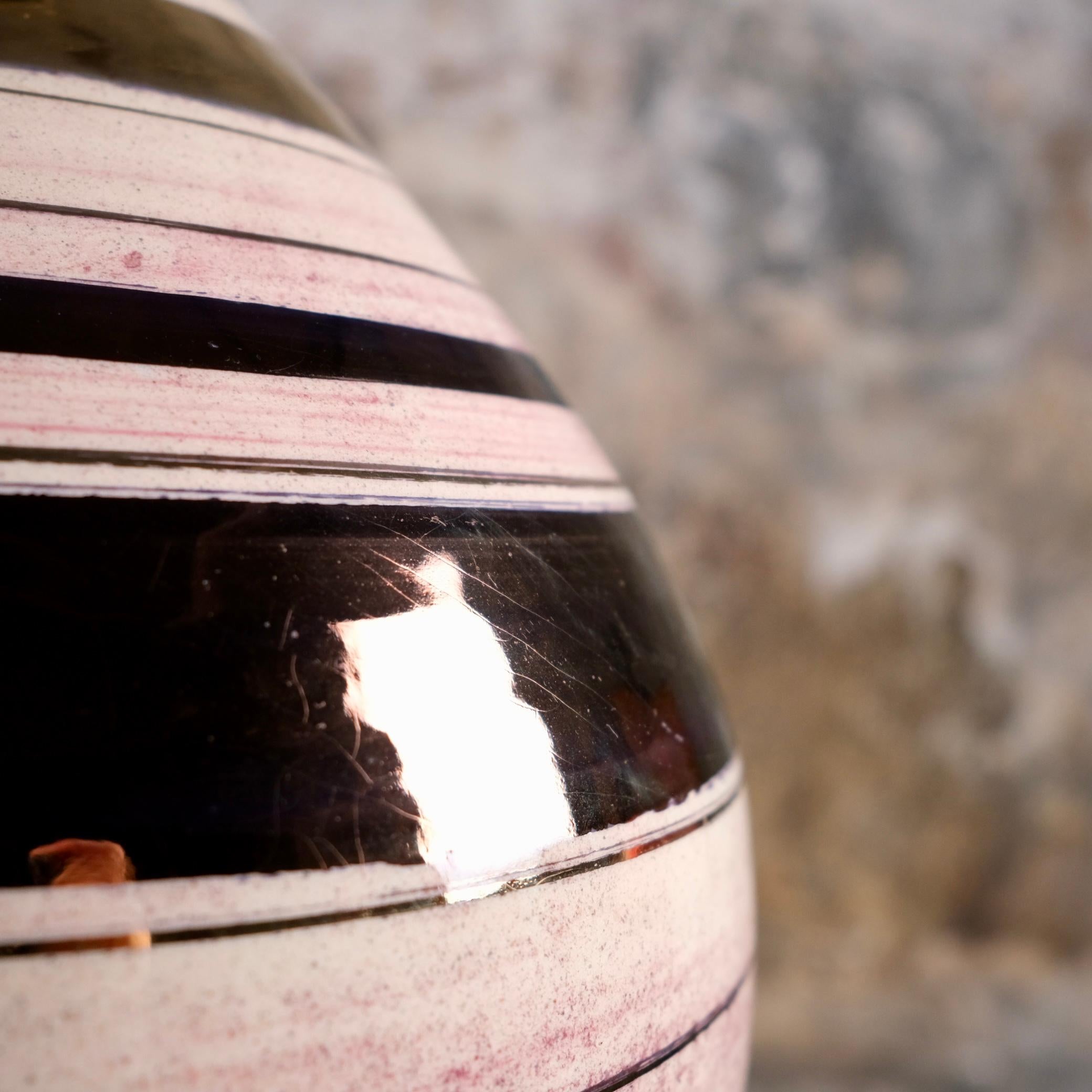 Candy-like ceramic lamp by Georges Pelletier for La Roue, Vallauris, 1970s 4