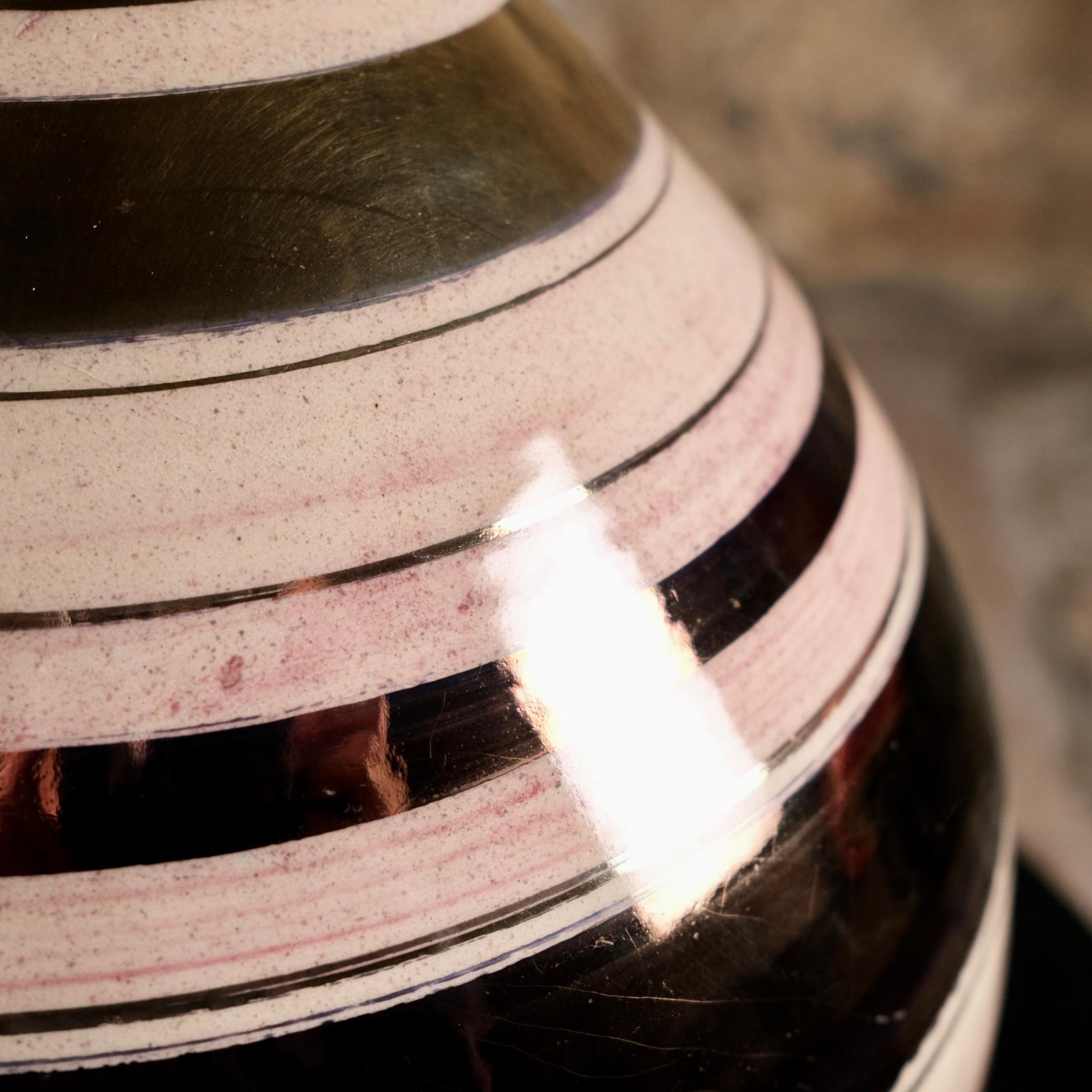 Candy-like ceramic lamp by Georges Pelletier for La Roue, Vallauris, 1970s 7