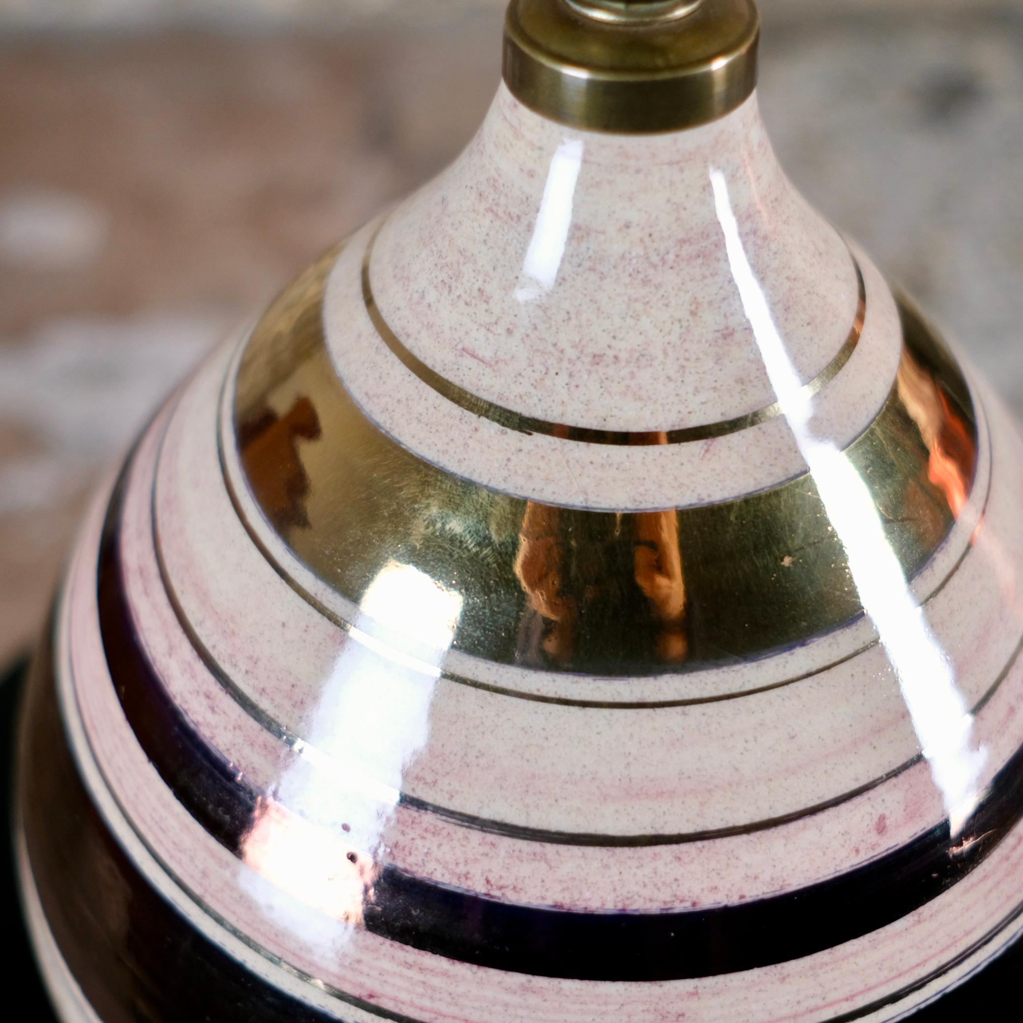 Candy-like ceramic lamp by Georges Pelletier for La Roue, Vallauris, 1970s 2