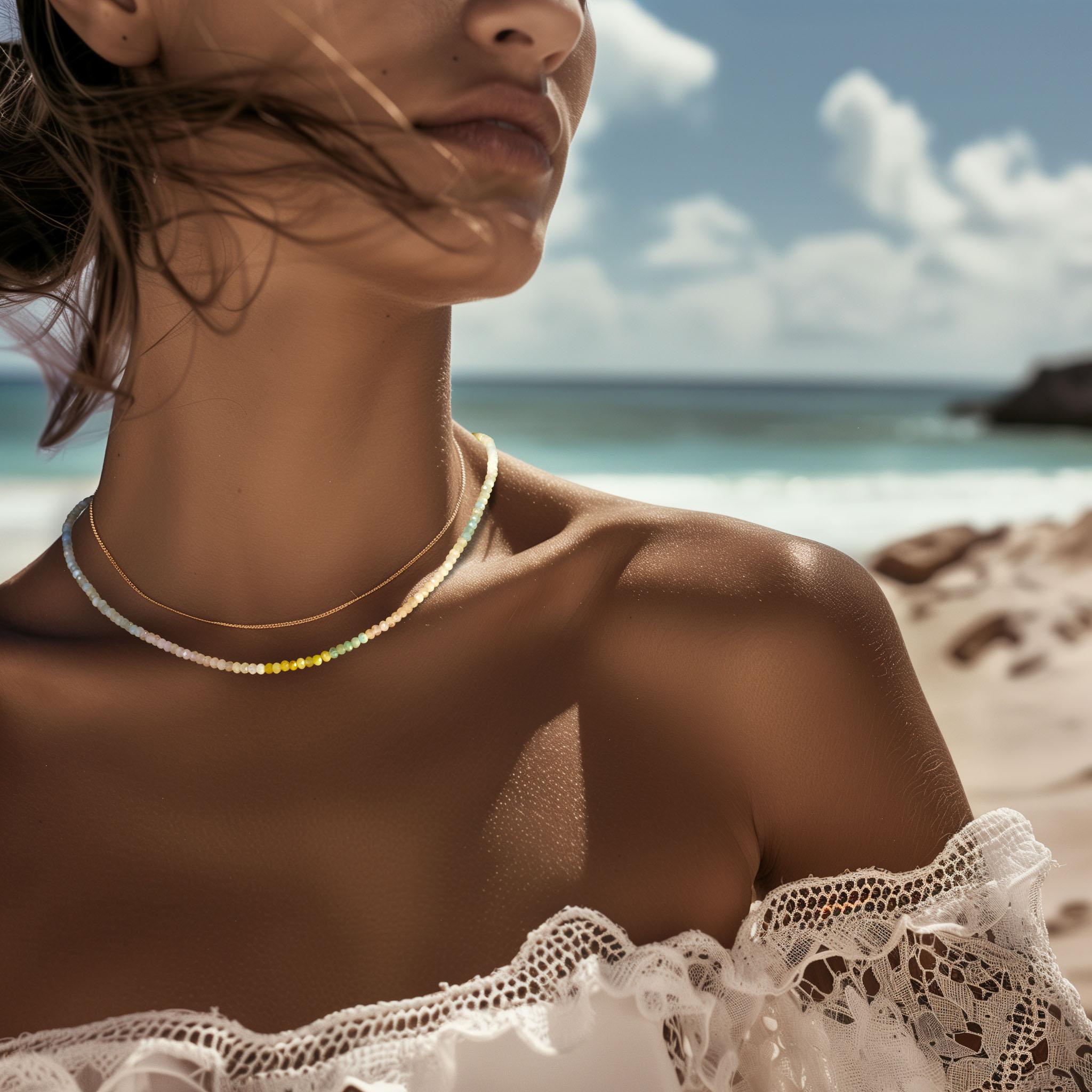 Concediti una dolce raffinatezza con questa collana di morganite candy. La sua delicata tonalità ti avvolgerà in un morbido bagliore di amore per te stesso e di ottimismo, ricordandoti di assaporare i momenti preziosi della vita con gioia e