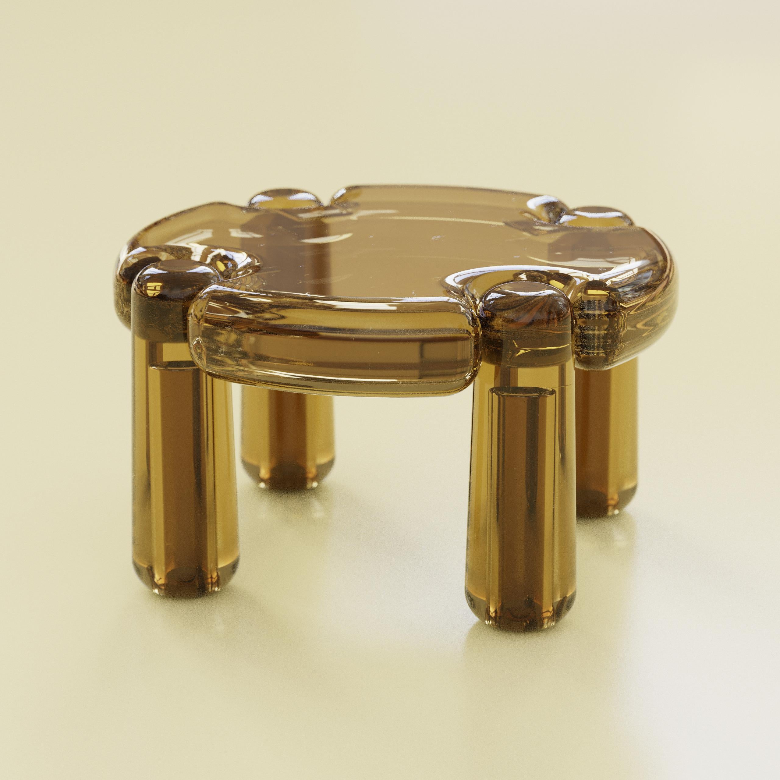 Candy Round Coffee Table by Luis Gimeno In New Condition For Sale In Geneve, CH