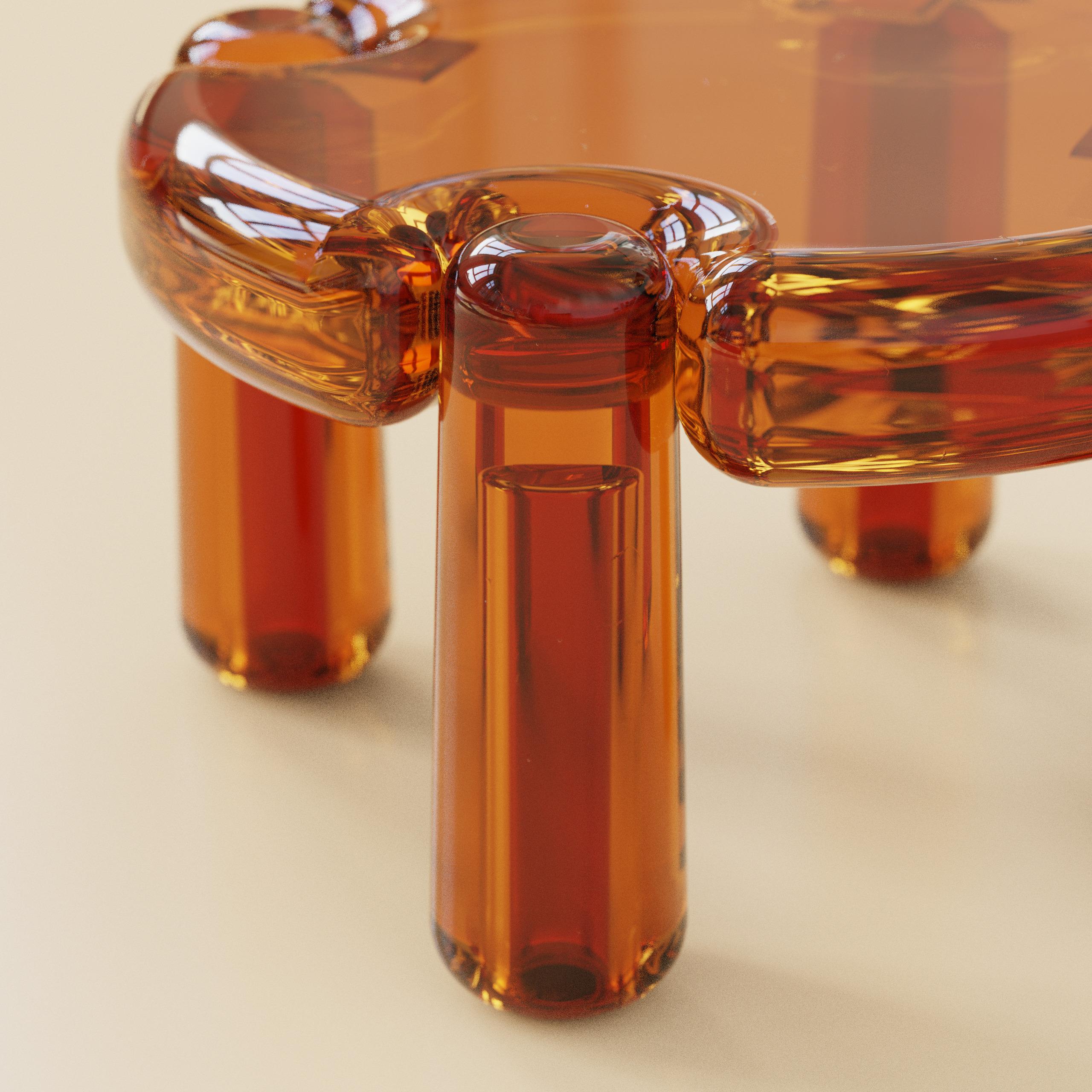 Candy Round Coffee Table by Luis Gimeno For Sale 2