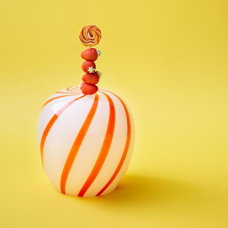 Inspired by sweet childhood memories, CANDY by STUDIO BERG is a new series of glass objects designed to bring the joy of the candy shop into the living space. Candy canes, lollipops and more remind us of objects’ ability to transport us across time