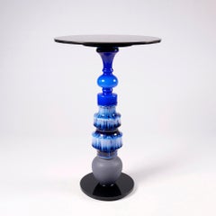 'Candy' Side Table, Vintage Ceramics and Glass, One-Off Piece