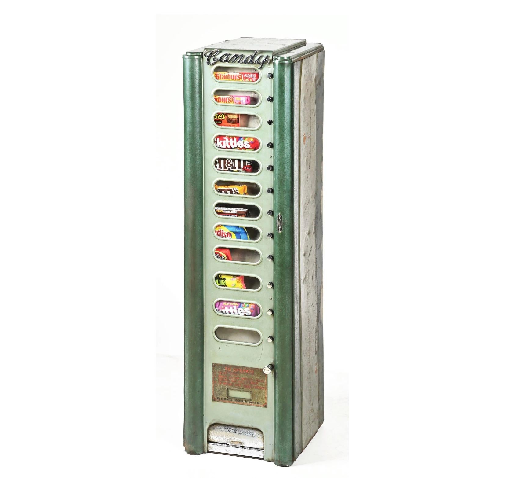 vintage candy bar vending machine