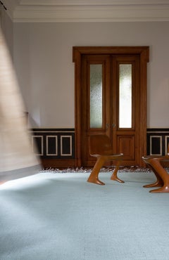 Candy Wrapper Rug_LivingXL_mint / Award Winning Woven Rug by Jutta Werner