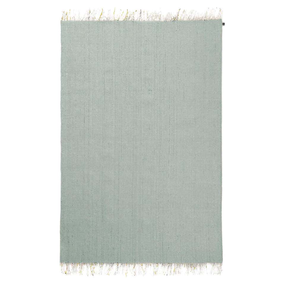 The Floor Is Lava - Deep Mint Line Shaped Rug by PLACéE For Sale at 1stDibs