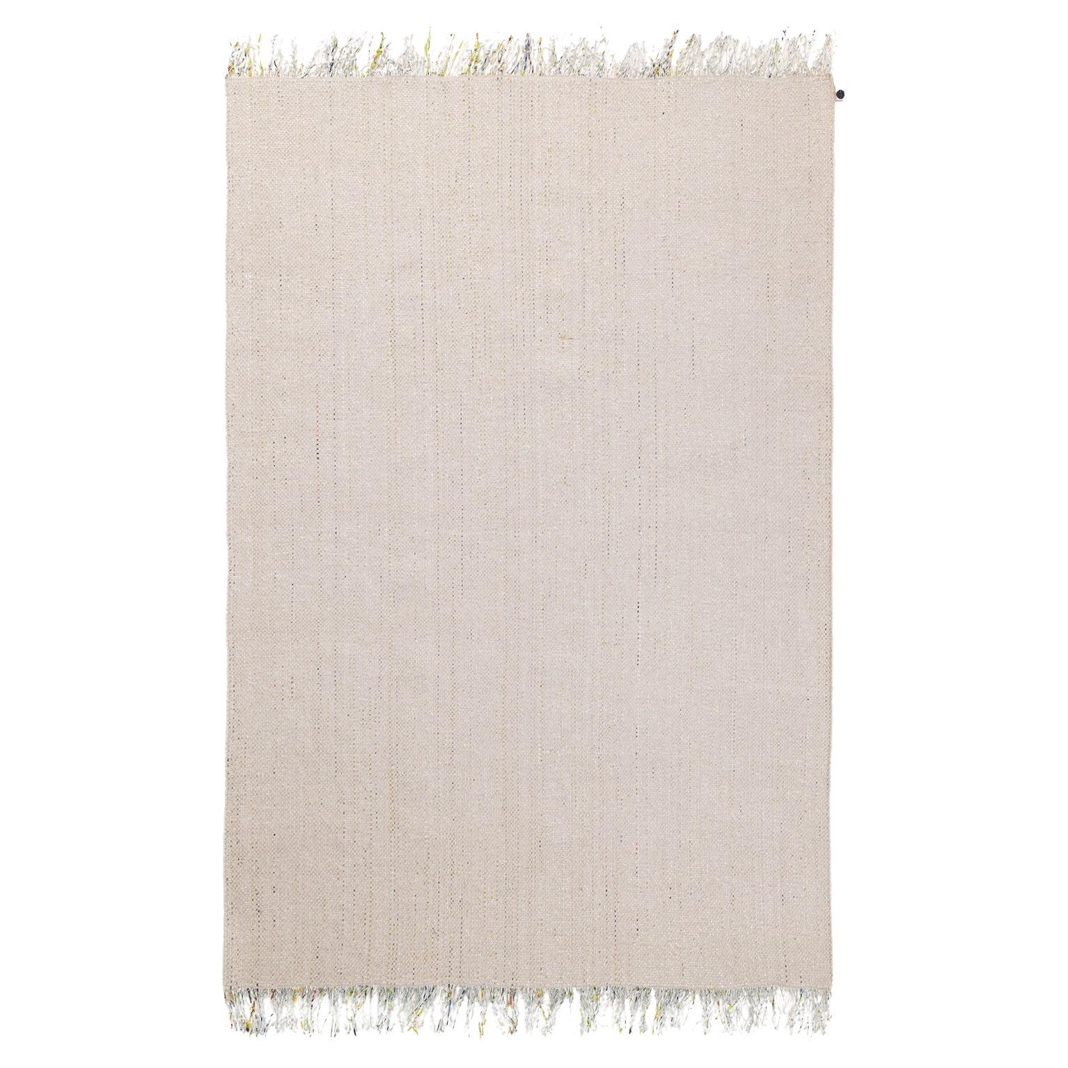 Candy Wrapper Teppich_LivingL_white sand / Preisgekrönter gewebter Teppich von Jutta Werner
