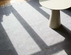 Candy Wrapper Rug_LivingXL_light gray / Award Winning Woven Rug by Jutta Werner