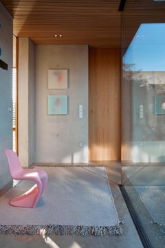 Candy Wrapper Rug_LivingXL_white sand / Award Winning Woven Rug by Jutta Werner