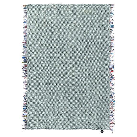 Candy Wrapper Rug_Mini_mint /  Award Winning Woven Rug by Jutta Werner For Sale