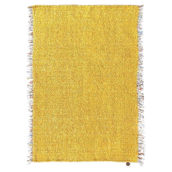 Candy Wrapper Rug_Mini_yellow / Unique Award Winning Woven Rug by Jutta Werner For Sale