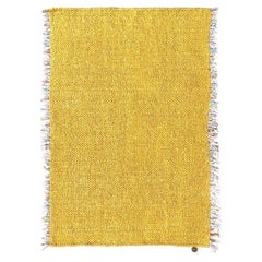 Candy Wrapper Rug_Mini_yellow / Unique Award Winning Woven Rug by Jutta Werner