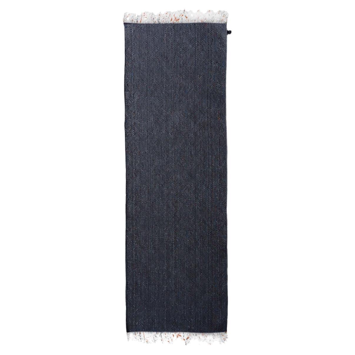 Candy Wrapper Rug_Runner_graphite /  Award Winning Woven Rug by Jutta Werner For Sale