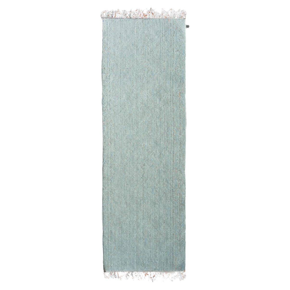 Candy Wrapper Rug_Runner_mint / Award Winning Woven Rug by Jutta Werner For Sale