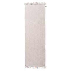 Candy Wrapper Rug_Runner_white sand / Award Winning Woven Rug by Jutta Werner