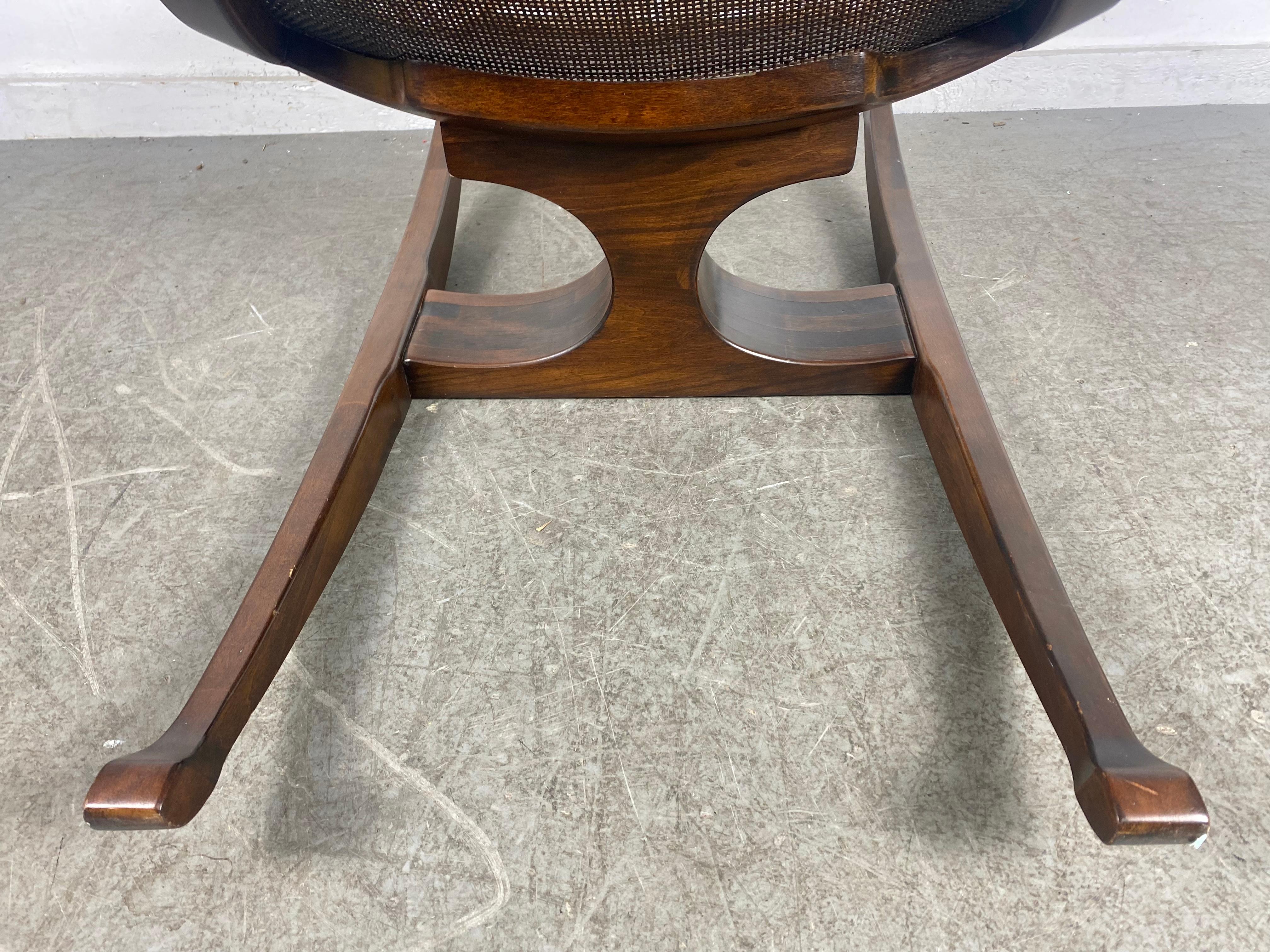brazilian rosewood rocking chair